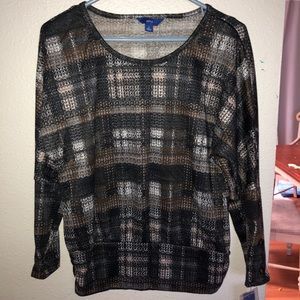 Apt. 9 long sleeve blouse NWT